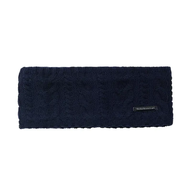WeatherBeeta Knitted Headband in Navy