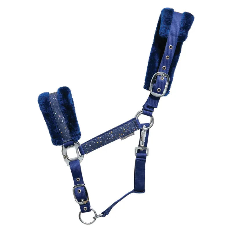 Hy Equestrian Dazzle Headcollar in Twilight Navy