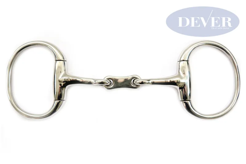 Dever Curved Mouth Eggbutt Snaffle with French Link