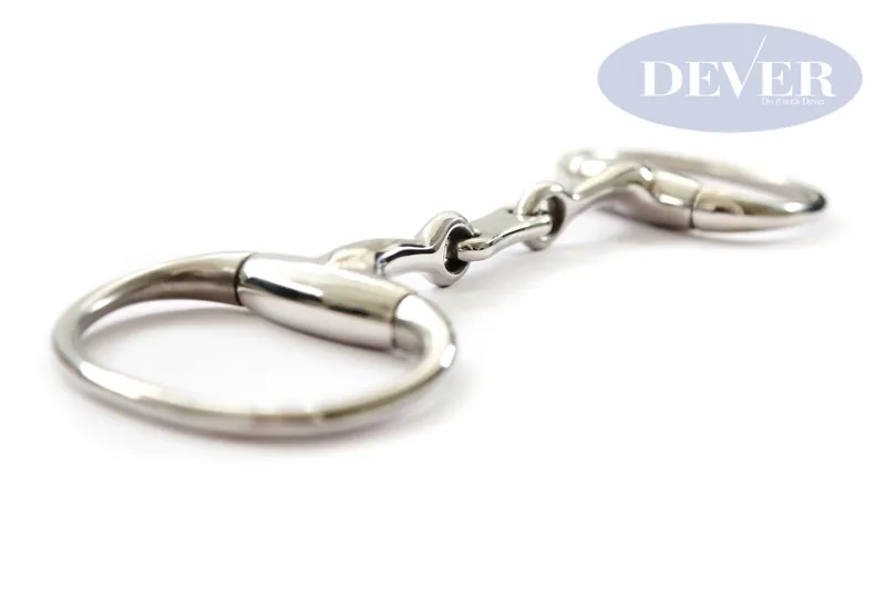 Dever Curved Mouth Eggbutt Snaffle with French Link-1