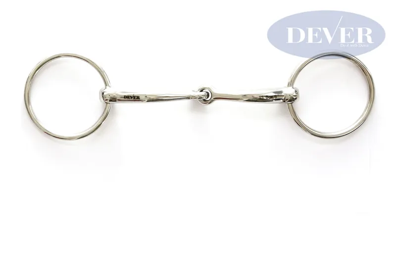 Dever Curved Mouth Loose Ring Snaffle