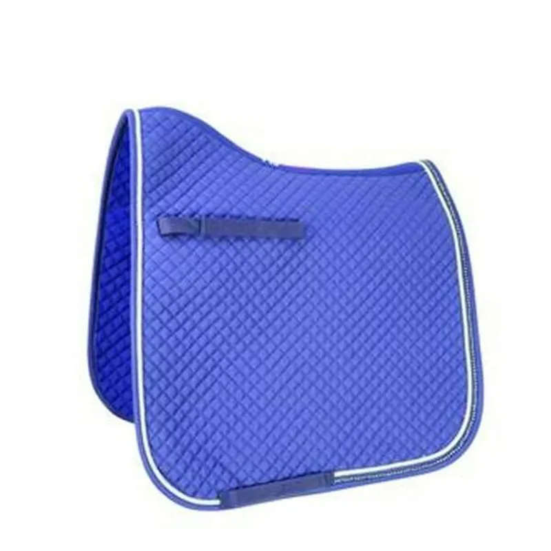 Hy Equestrian Diamond Touch Dressage Pad in Blue - WEB EXCLUSIVE