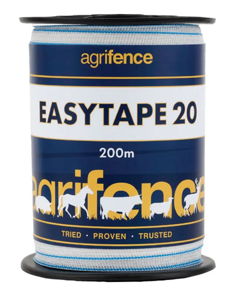 Agrifence Easytape 20mmx200m in White