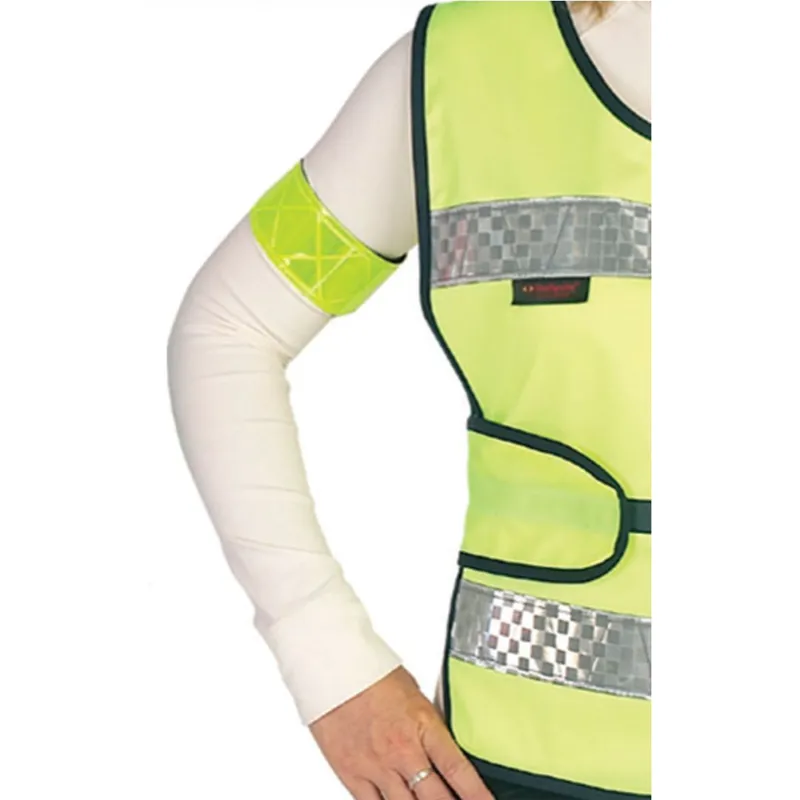 Hy Equestrian Reflective Elasticated Arm/Leg Band in Yellow