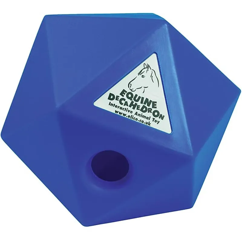 Elico Equine Decahedron 8inch in Blue