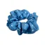 Equetech Hair Scrunchie in Light Blue and White Polka Dot