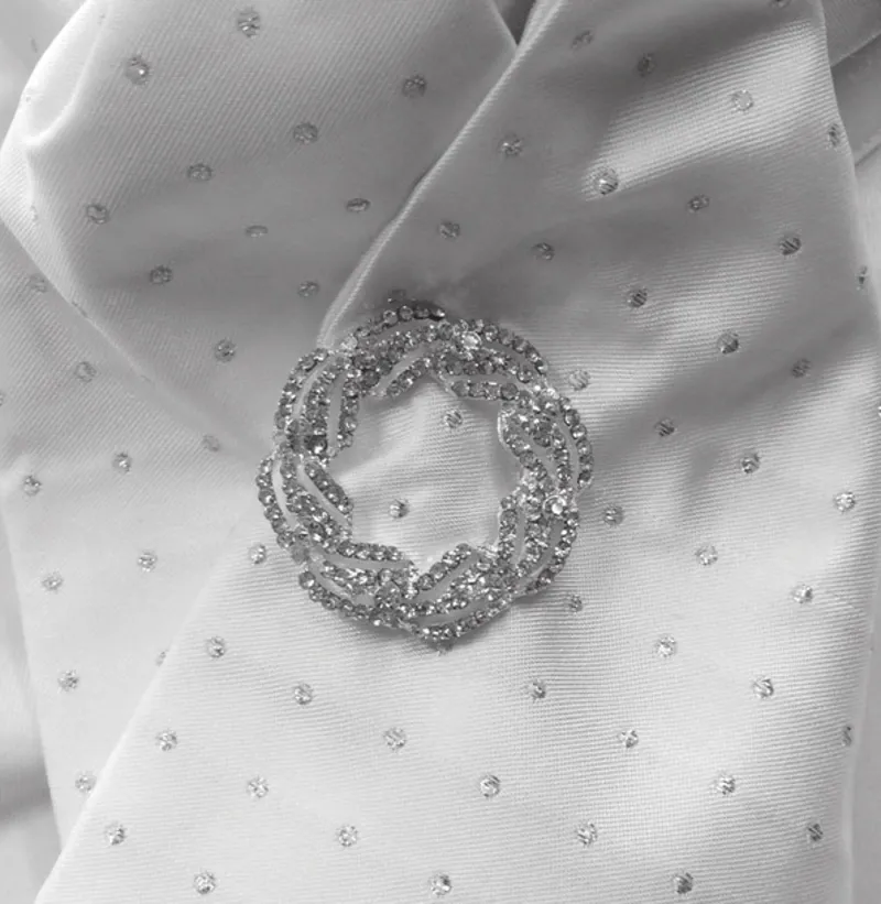 Equetech Crystal Garland Stock Pin