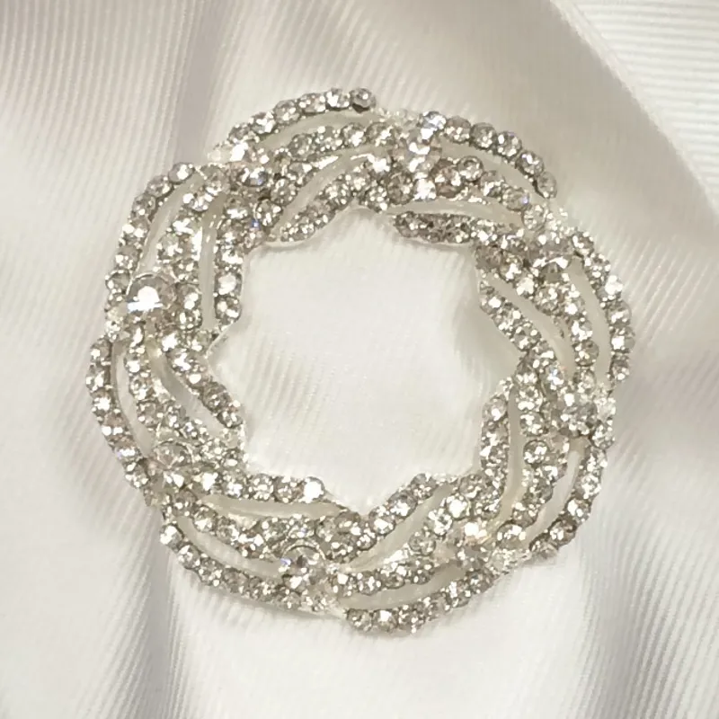 Equetech Crystal Garland Stock Pin-1