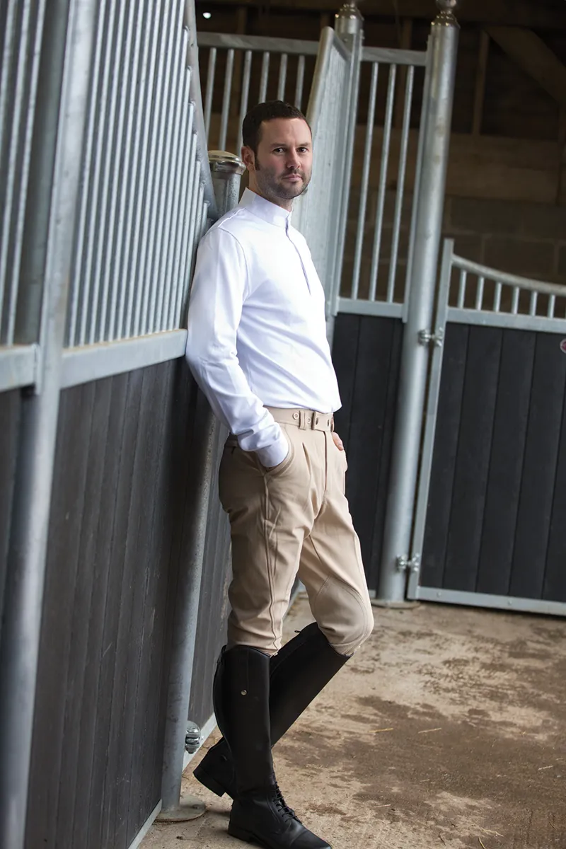 Equetech Cosy Competition Shirt Mens in White