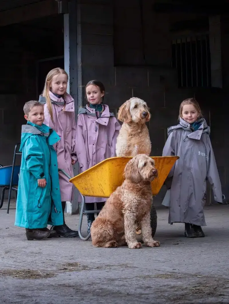 Reincoat Lite Kids in Burgundy-2