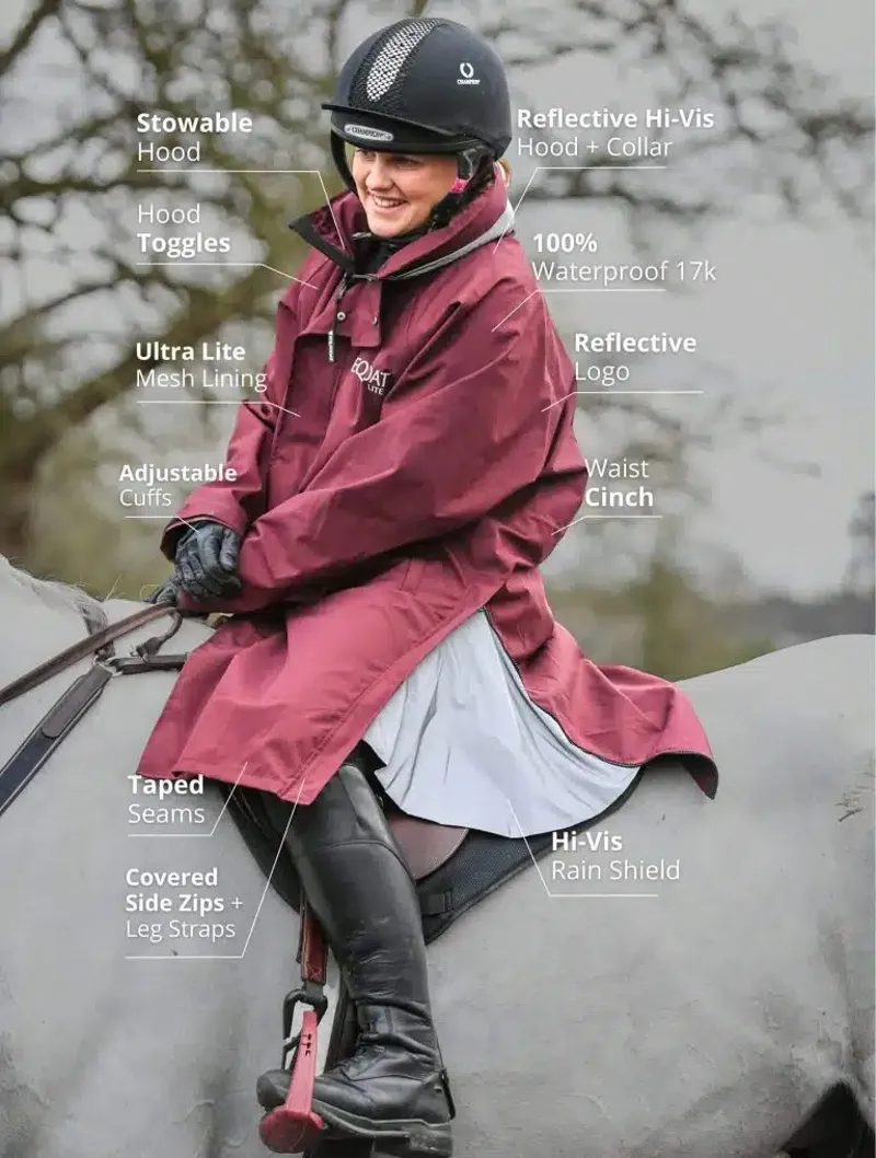 Reincoat Lite Adults in Burgundy-1