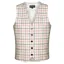 Equetech Ladies Tattersall Waistcoat in Red/Black Check - WEB EXCLUSIVE