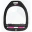 Flex-On Green Composite 2 Stirrups Inclined in Black/Black/Pink