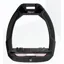 Flex-On Safe-On Stirrups Inclined in Black/Black/Light Pink