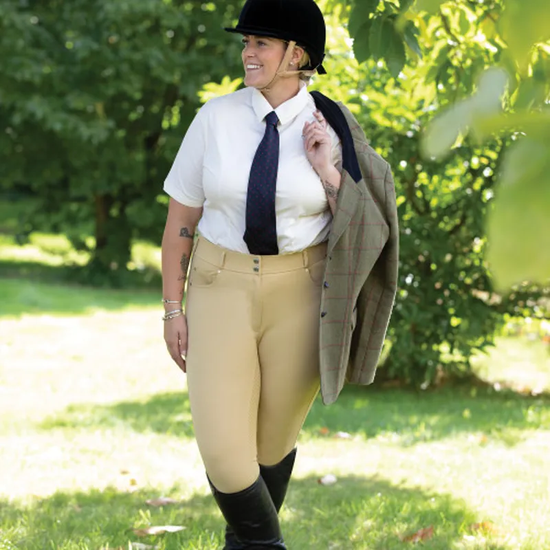 Equetech Flexion Show Shirt Ladies in White - WEB EXCLUSIVE-1