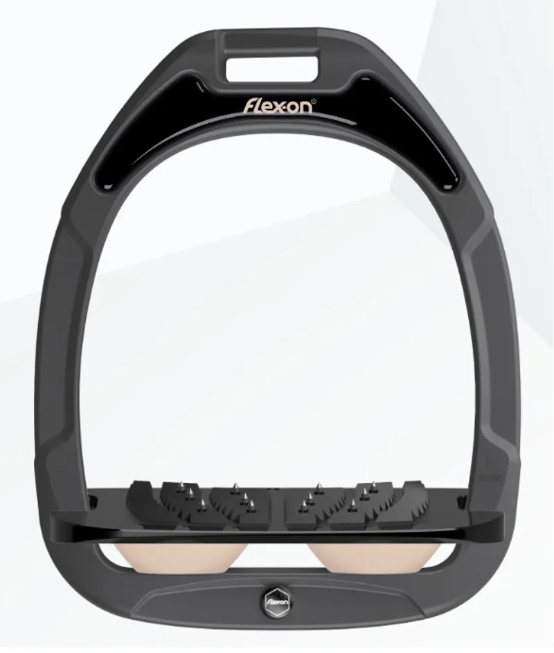 Flex-On Green Composite 2 Stirrups Inclined in Dark Grey/Black/Milkshake