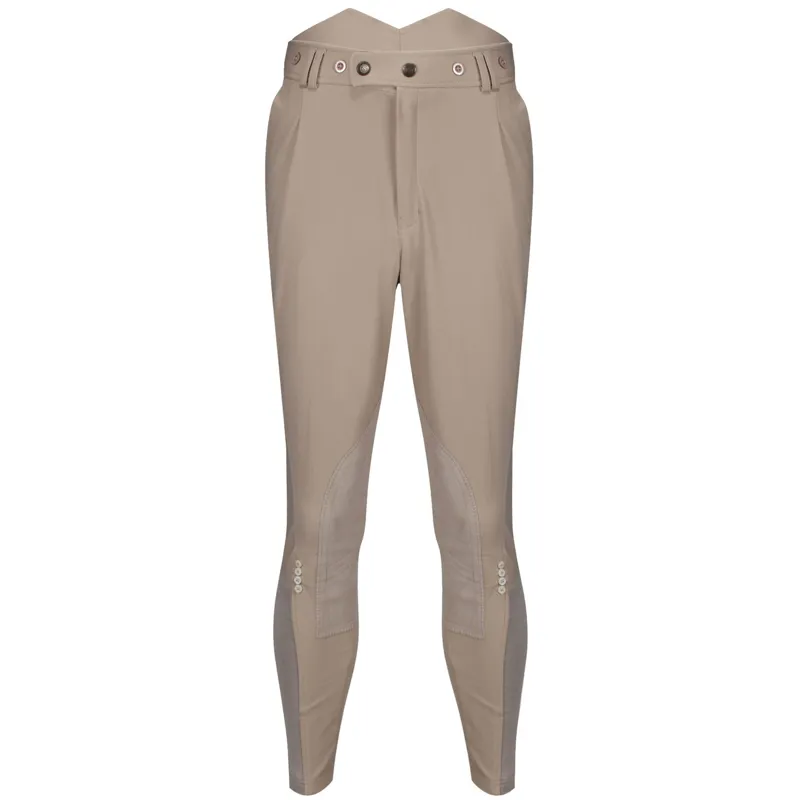 Equetech Men's Foxhunter Hybrid Breeches in Beige - WEB EXCLUSIVE