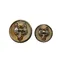 Equetech Metal Foxhead Button Set in Gold - WEB EXCLUSIVE