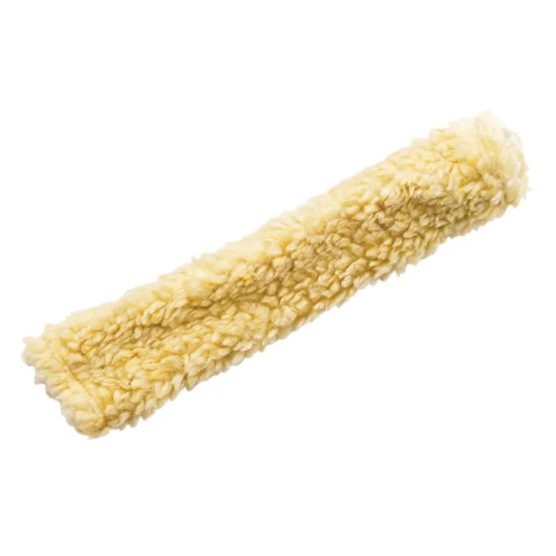 Hy Equestrian Fur Fabric Noseband Sleeve in Cream - WEB EXCLUSIVE