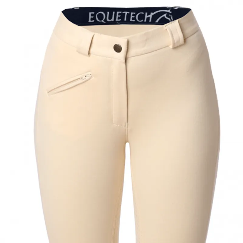 Equetech Grip Seat Breeches Ladies in Champagne-2