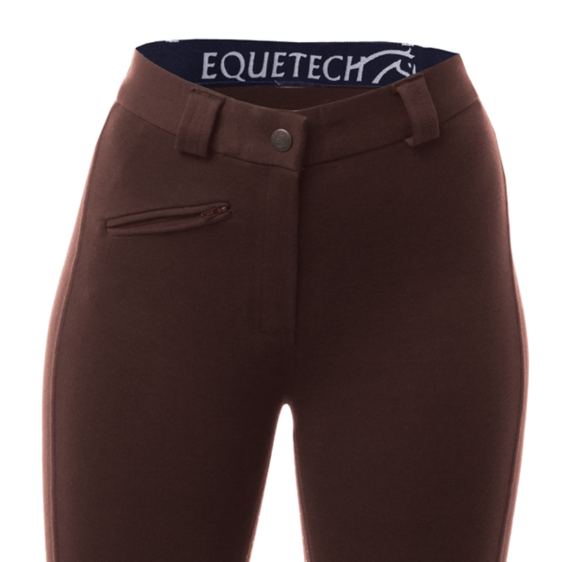 Equetech Grip Seat Breeches Ladies in Coco-2