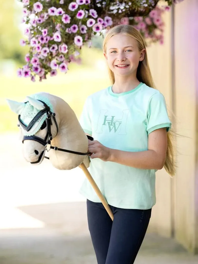Harlow Young Rider T-Shirt in Softmint-1
