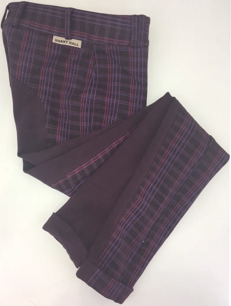 D Harry Hall Queensbury Jodhpurs Ladies Long in Plum