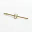 Equetech Horseshoe Stock Pin in Gold - WEB EXCLUSIVE