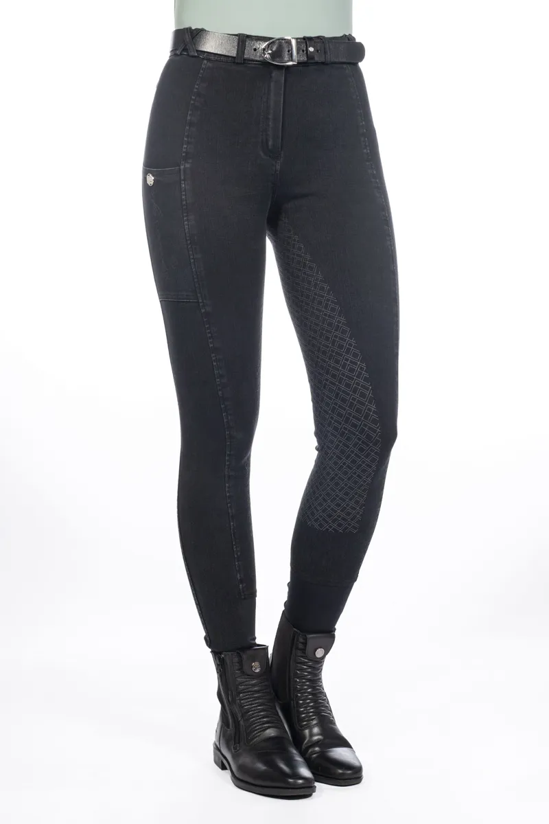 HKM Harbour Island Denim Breeches Ladies in Black
