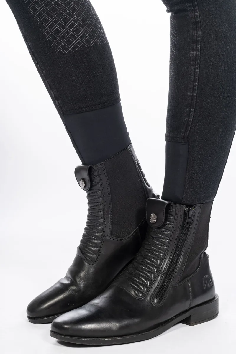 HKM Harbour Island Denim Breeches Ladies in Black-6