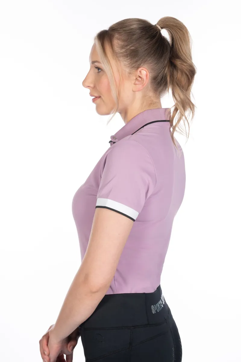 HKM Harbour Island Polo Shirt Ladies in Light Lilac-3