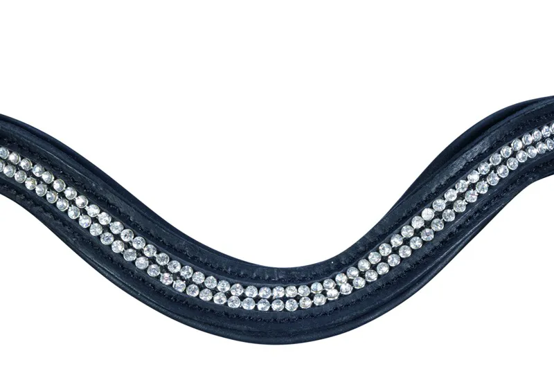 HKM Little Star Flash Bridle in Black-1