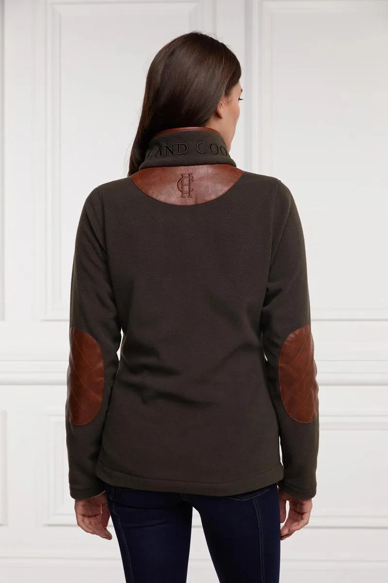 Holland Cooper Country Fleece Jacket in Khaki-1