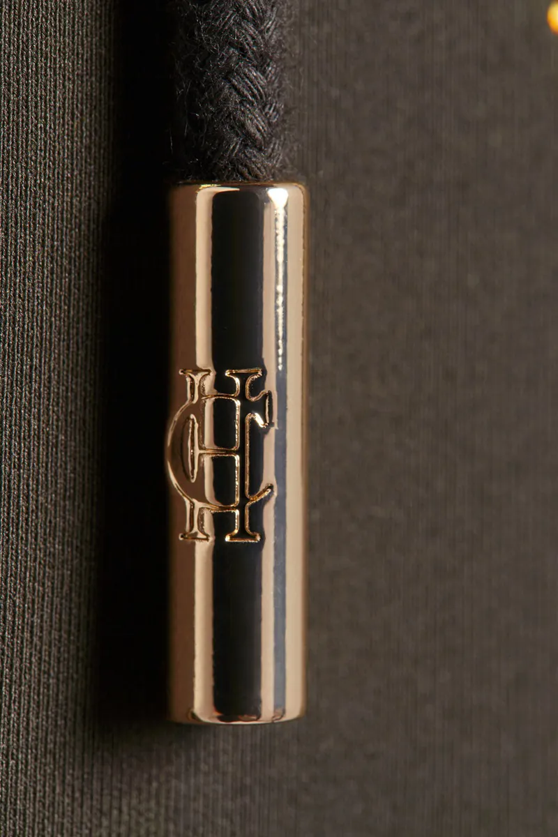 Holland Cooper Crystal Training Hoodie Ladies in Heritage Khaki-3