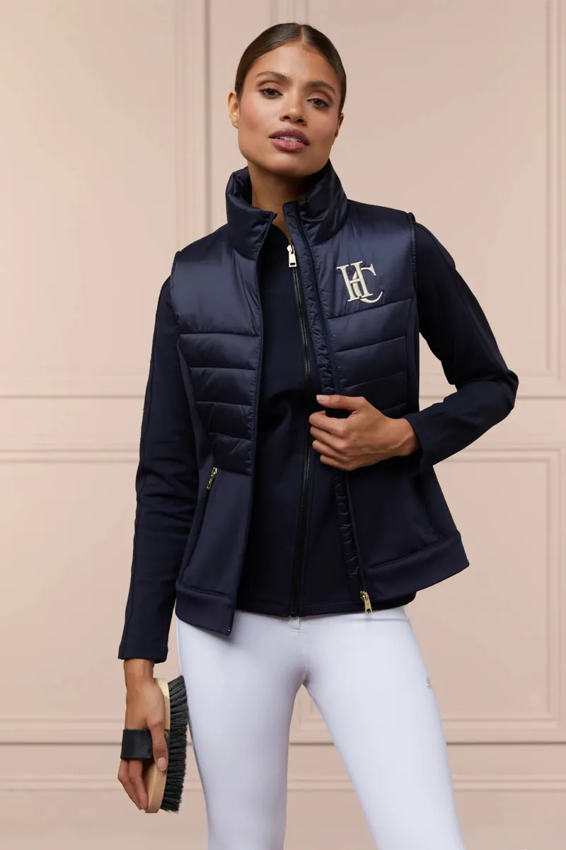 Holland Cooper Hybrid Gilet Ladies in Ink Navy