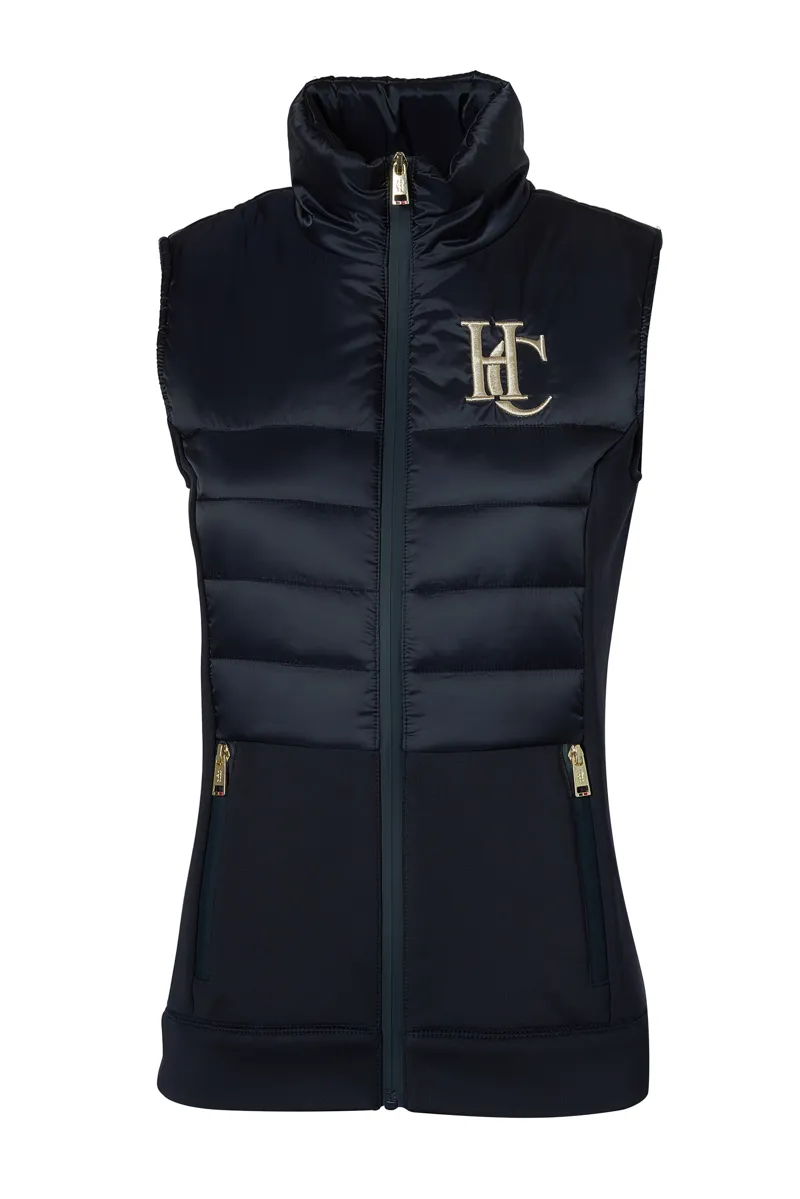 Holland Cooper Hybrid Gilet Ladies in Ink Navy-2