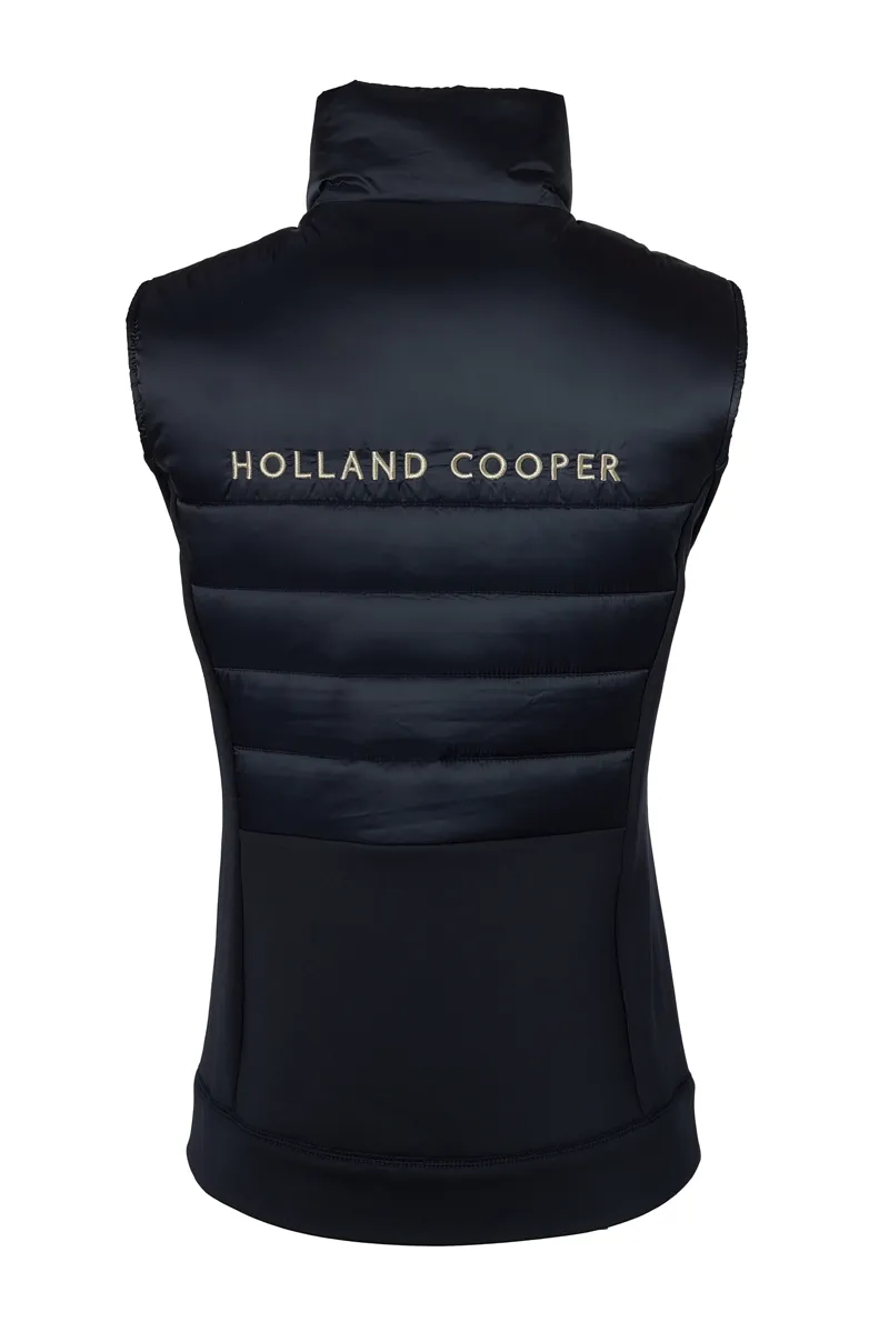 Holland Cooper Hybrid Gilet Ladies in Ink Navy-6