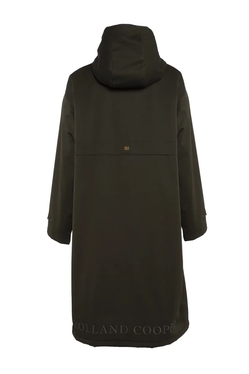 Holland Cooper One-Size Waterproof Coat Ladies in Khaki-3