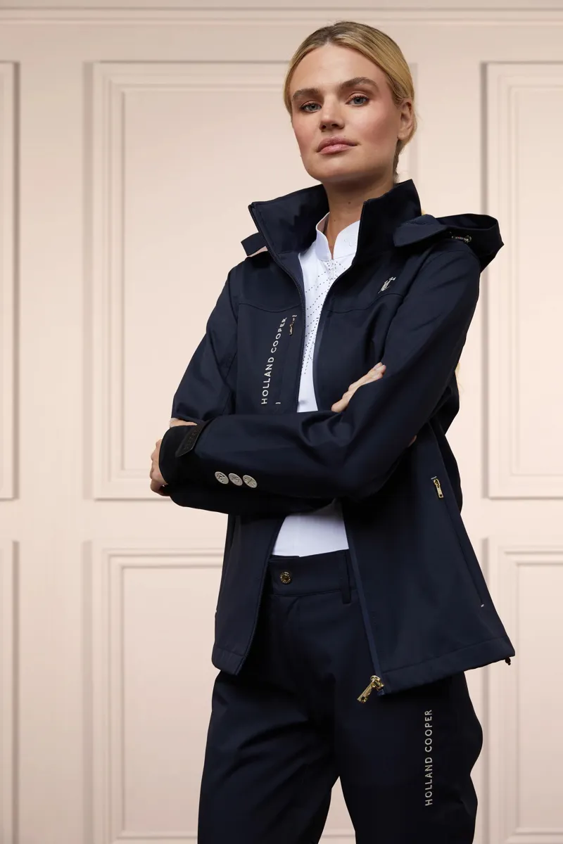 Holland Cooper Riding Shell Jacket Ladies in Ink Navy