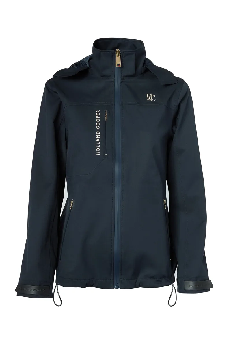Holland Cooper Riding Shell Jacket Ladies in Ink Navy-3
