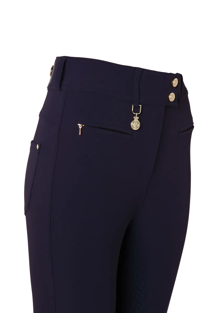 Holland Cooper Windsor Event Breeches Ladies in Ink Navy-2