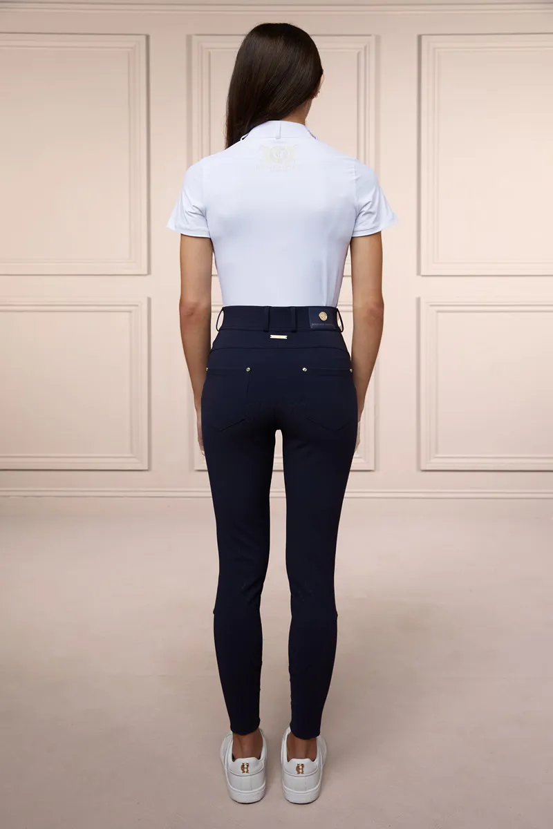 Holland Cooper Windsor Event Breeches Ladies in Ink Navy-1