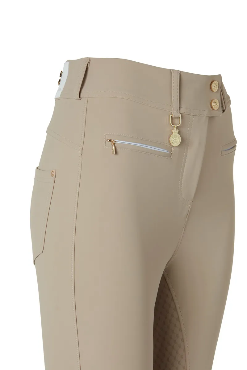 Holland Cooper Windsor Event Breeches Ladies in Stone-3