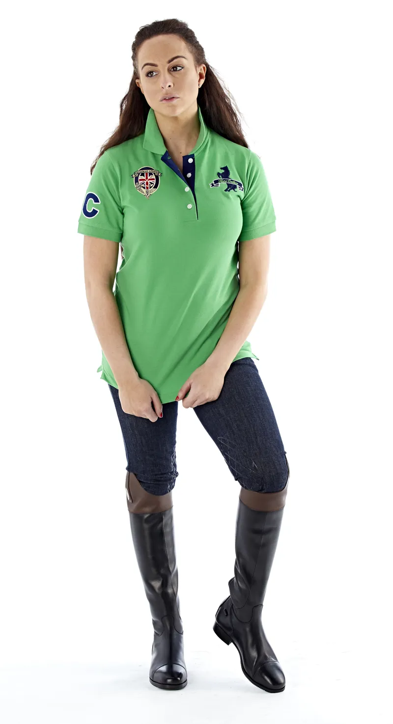 Horse Couture Lorenzo Polo Shirt Ladies Green-1