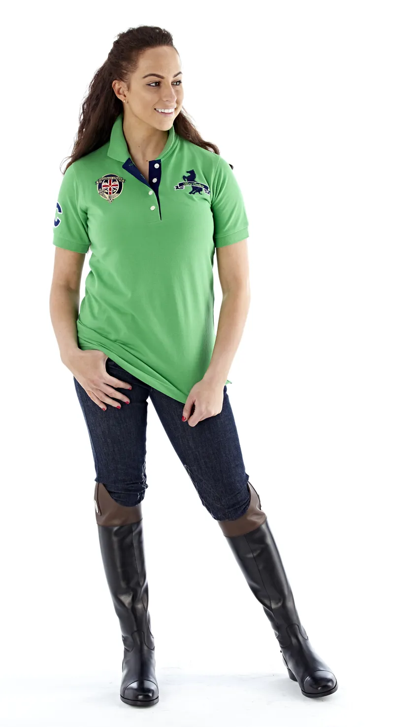 Horse Couture Lorenzo Polo Shirt Ladies Green-3