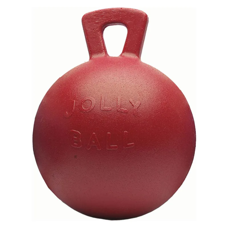 Horsemens Pride Jolly Ball 10 inches in Red