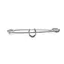 Equetech Traditional Horseshoe Stock Pin in Silver - WEB EXCLUSIVE