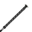 Hux Chrome Cap Dressage Whip in Grey and Silver