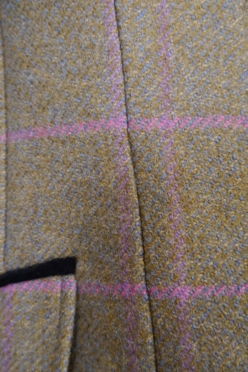 Shires Huntingdon Tweed Jacket | Ladies | Green and Pink
