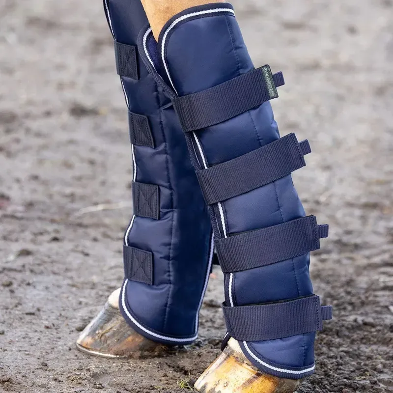 Hy Equestrian Economy Travel Boots in Navy-2
